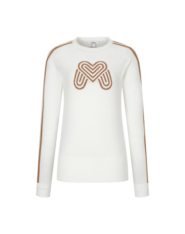 Raglan Line Knit Sweater_O/White
