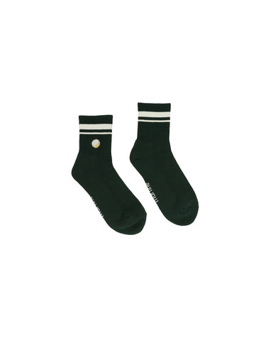 Embroidery Point Short Socks_D/Khaki (Men)
