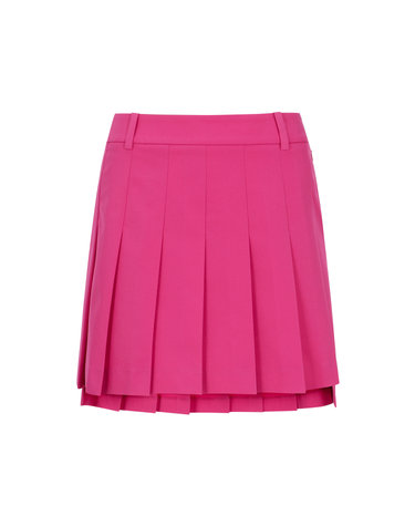 Embroidery Pleats Culotte_Pink