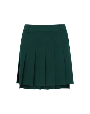 Embroidery Pleats Culotte_D/Khaki