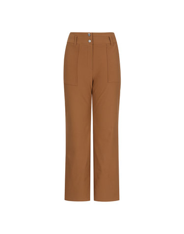 Pocket Semi Wide Pants_Camel
