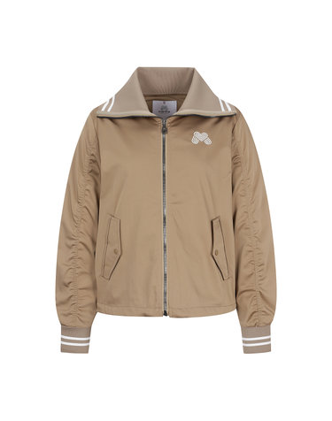 Collar Knit Point Jumper_Beige