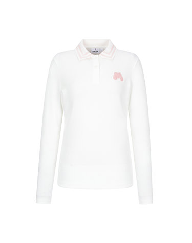 Collar Point Polo Shirts_O/White