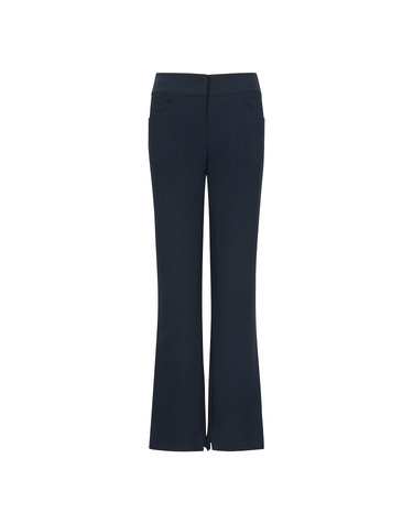 Logo Banding Bootcut Pants_Navy