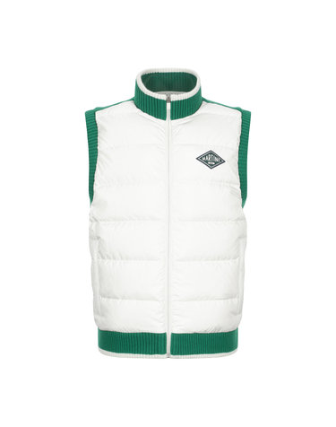 Knit Hybrid Vest_Green (Men)