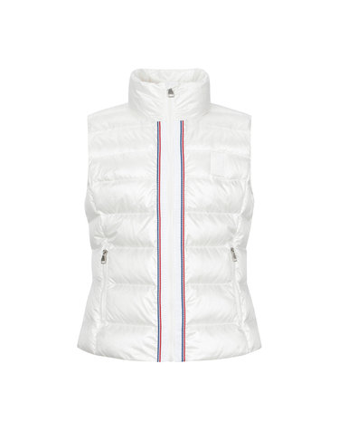 Back Line Point Down Vest_Ivory