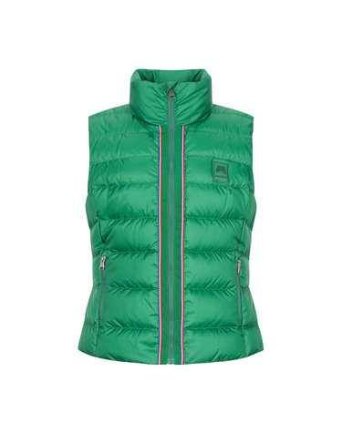 Back Line Point Down Vest_Green