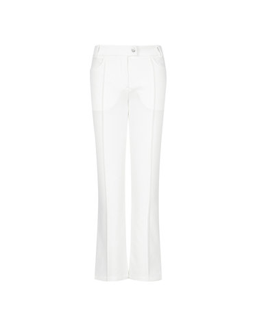 Pin Tuck Regular Fit Pants_O/White