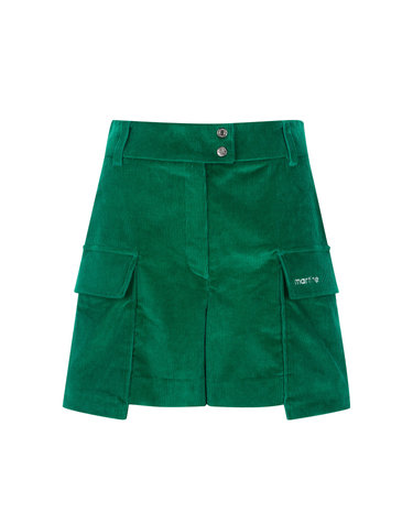 Corduroy Shorts_Green