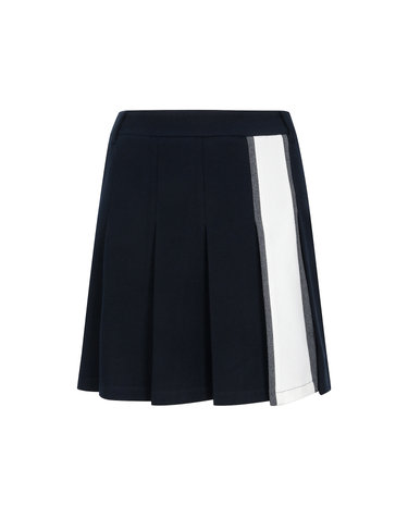 Logo Point Pleats Culotte_Navy