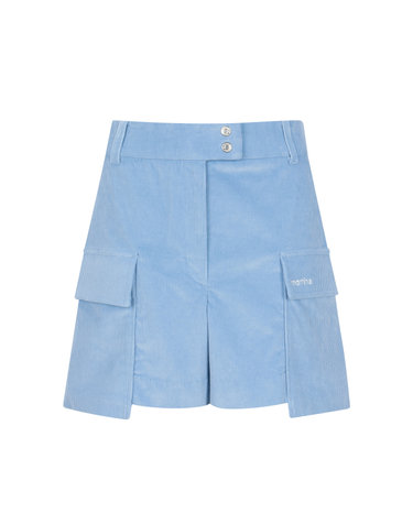 Corduroy Shorts_S/Blue