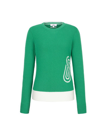Basic Round Pullover_Green