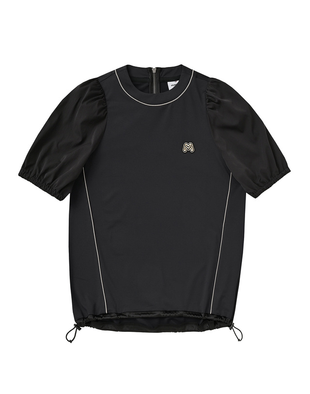 마틴골프 Stretch Puff Sleeve Shirts_Black 블랙 착용컷