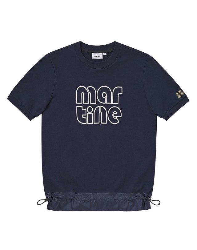 마틴골프 Frill Round Shirts_Navy 네이비 착용컷