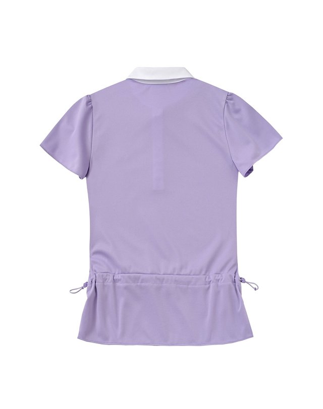 마틴골프 Frill Polo Shirts_L/Purple 퍼플 착용컷