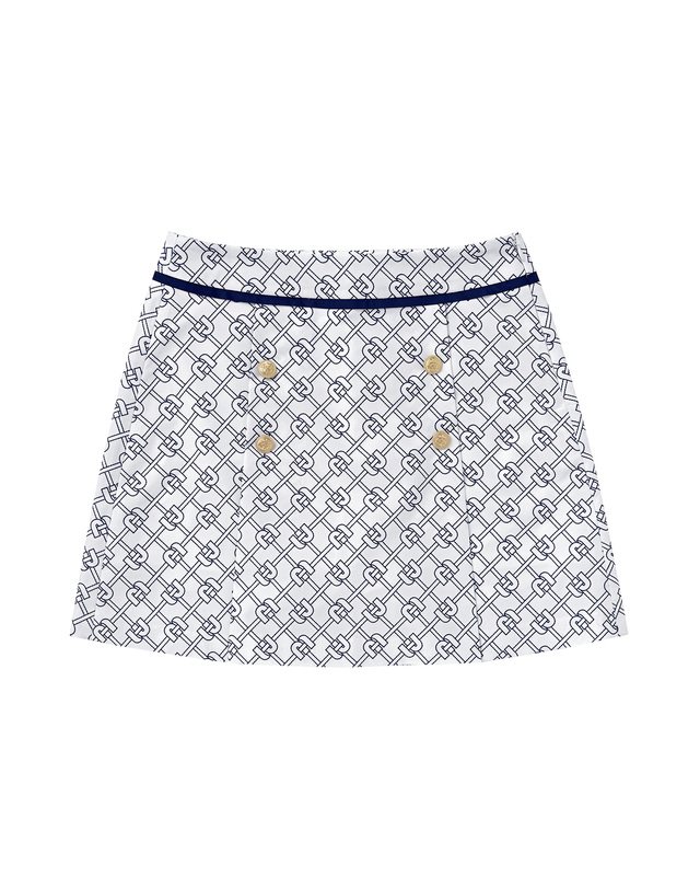 마틴골프 All-over Symbol Culottes_White 흰색 착용컷