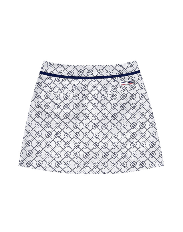 마틴골프 All-over Symbol Culottes_White 흰색 착용컷