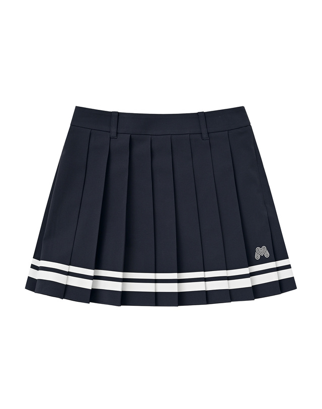 마틴골프 Line Point Pleats Culottes_Navy 네이비 착용컷