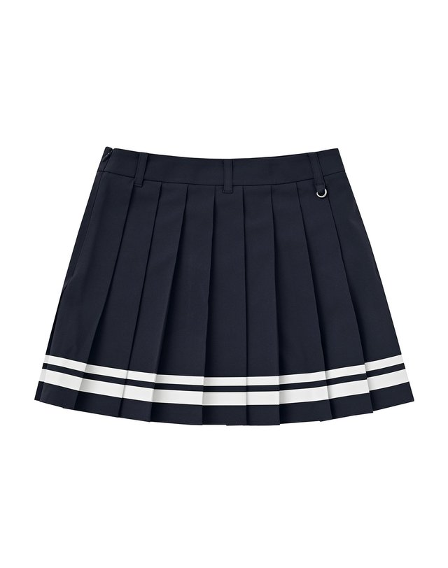 마틴골프 Line Point Pleats Culottes_Navy 네이비 착용컷