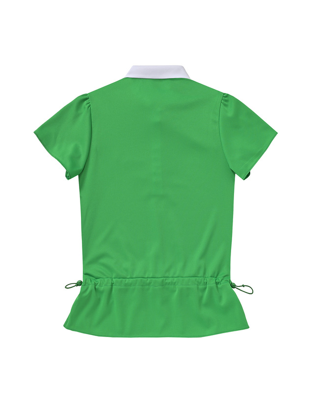 마틴골프 Frill Polo Shirts_Green 그린 착용컷