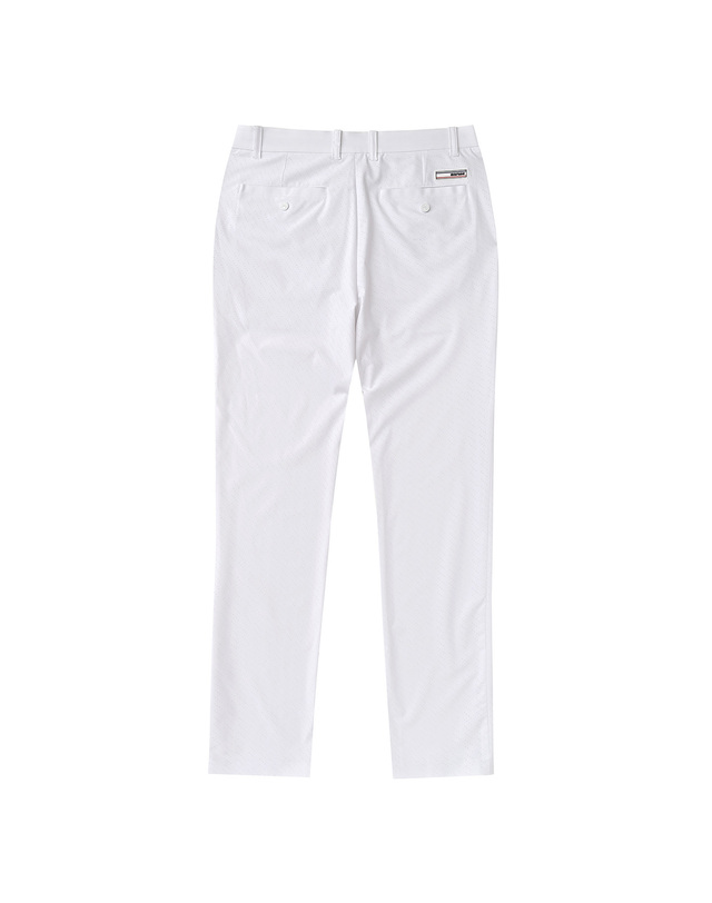 마틴골프 All-over Punching Golf Pants_White (Men) 흰색 착용컷