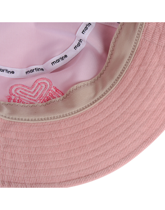 마틴골프 Corduroy Bucket Hat_L/Pink 핑크 착용컷