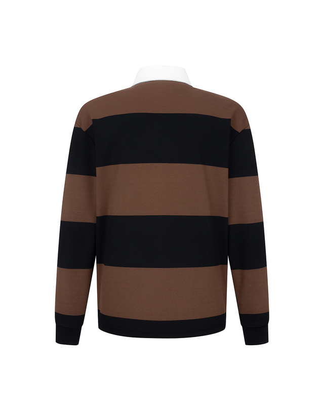 마틴골프 Block Stripe Polo Shirts_Black (Men) 블랙 착용컷