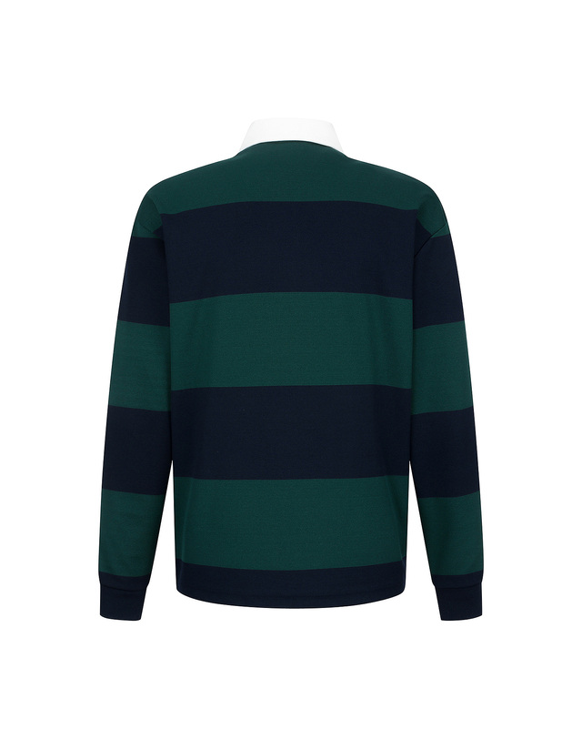 마틴골프 Block Stripe Polo Shirts_D/Khaki (Men) 카키 착용컷
