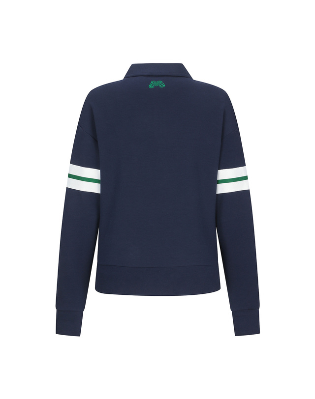 마틴골프 Half Zip-up Collar Shirts_Navy 네이비 착용컷
