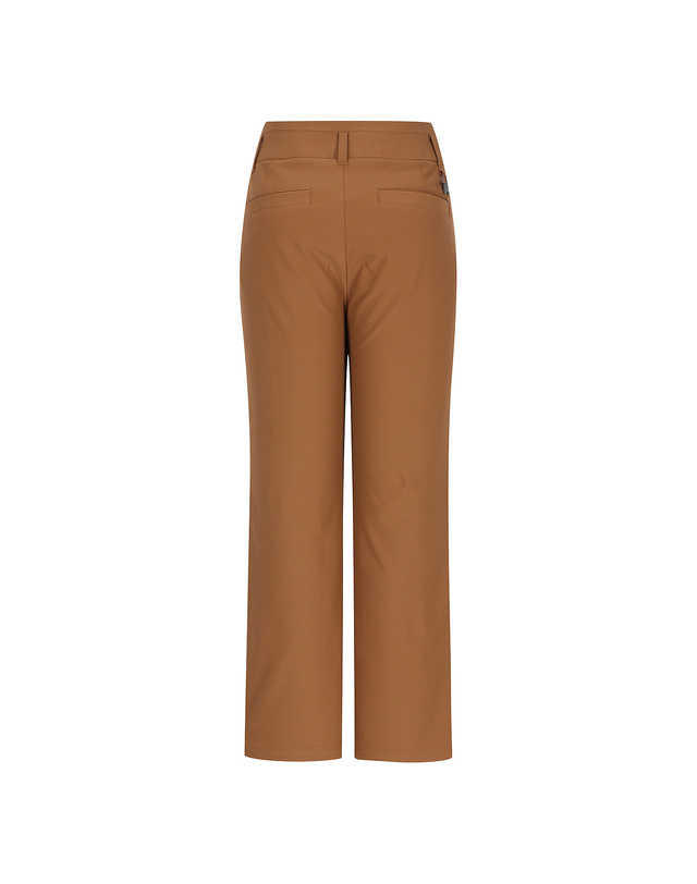 마틴골프 Pocket Semi Wide Pants_Camel 카멜 착용컷