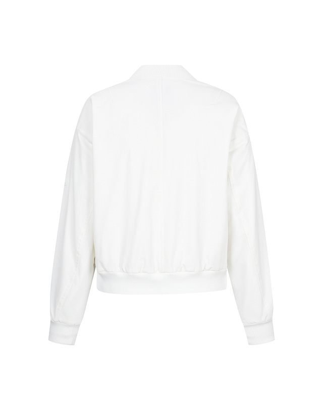 마틴골프 Padding Blouson Jumper_O/White 흰색 착용컷