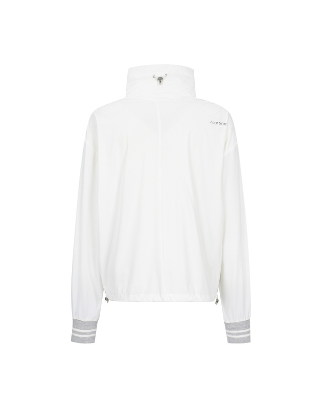 마틴골프 Half Zip-up Anorak Jumper_O/White 흰색 착용컷