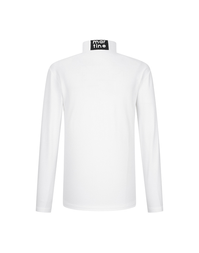 마틴골프 Neck Logo Point Baselayer_White (Men) 흰색 착용컷
