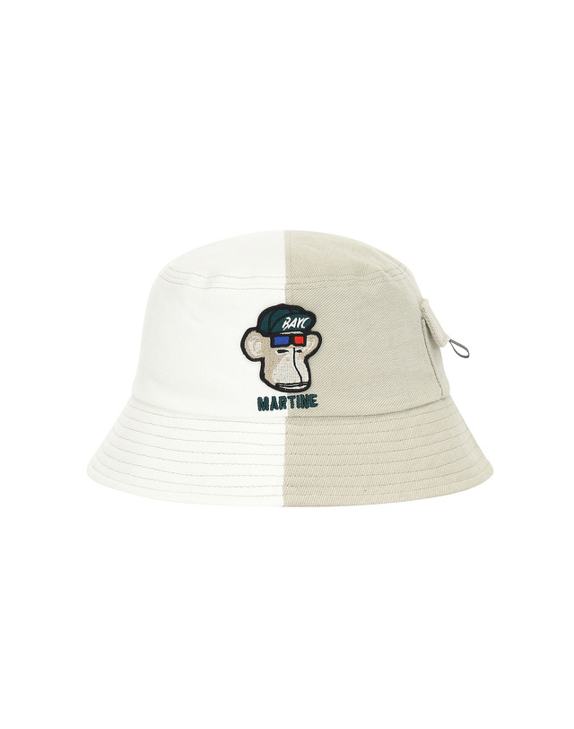 마틴골프 Collaboration Bucket Hat_Beige (Men) 베이지 착용컷