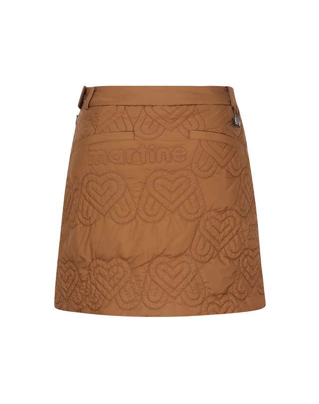 마틴골프 Logo Quilting Culotte_Camel 카멜 착용컷