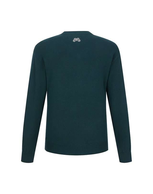 마틴골프 Basic V Neck Knit_D/Khaki (Men) 카키 착용컷