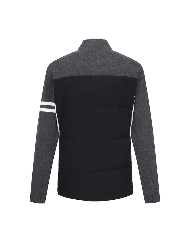 마틴골프 Knit Hybrid Down Jumper_Black (Men) 블랙 착용컷