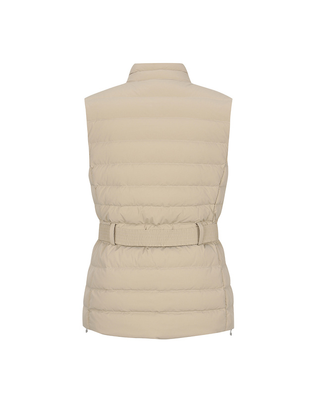 마틴골프 Belt Point Down Vest_Beige 베이지 착용컷