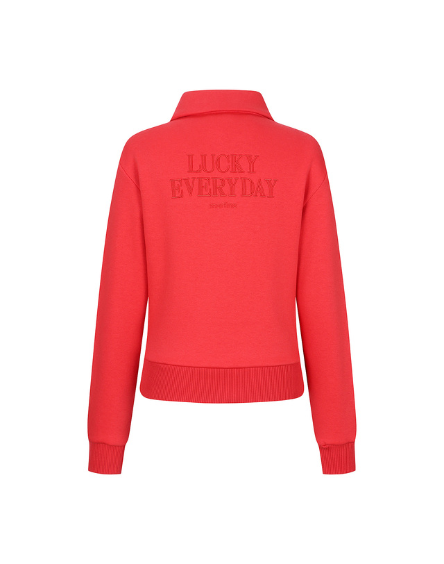 마틴골프 Half Zip-up Shirts_Red 레드 착용컷
