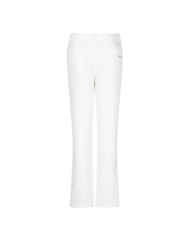 마틴골프 Pin Tuck Regular Fit Pants_O/White 흰색 착용컷