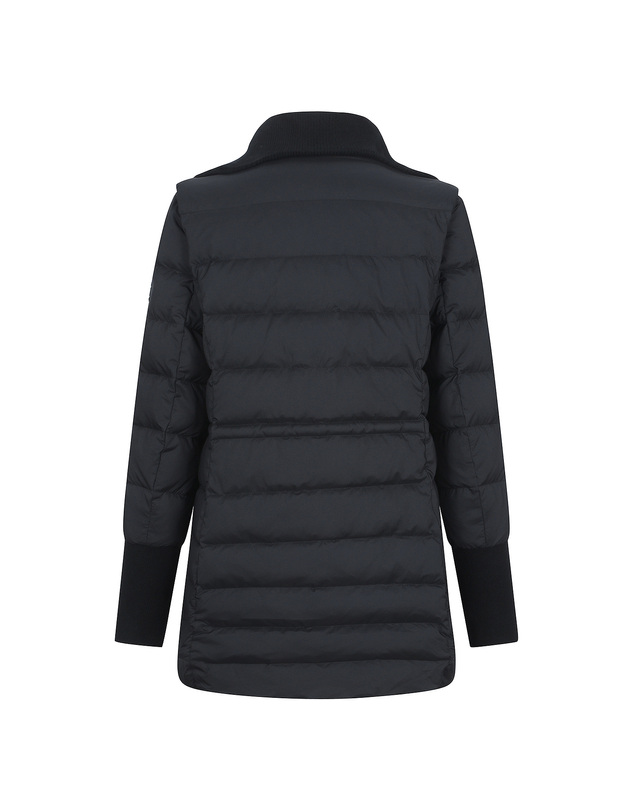 마틴골프 Knit Collar Long Down Jumper_Black 블랙 착용컷