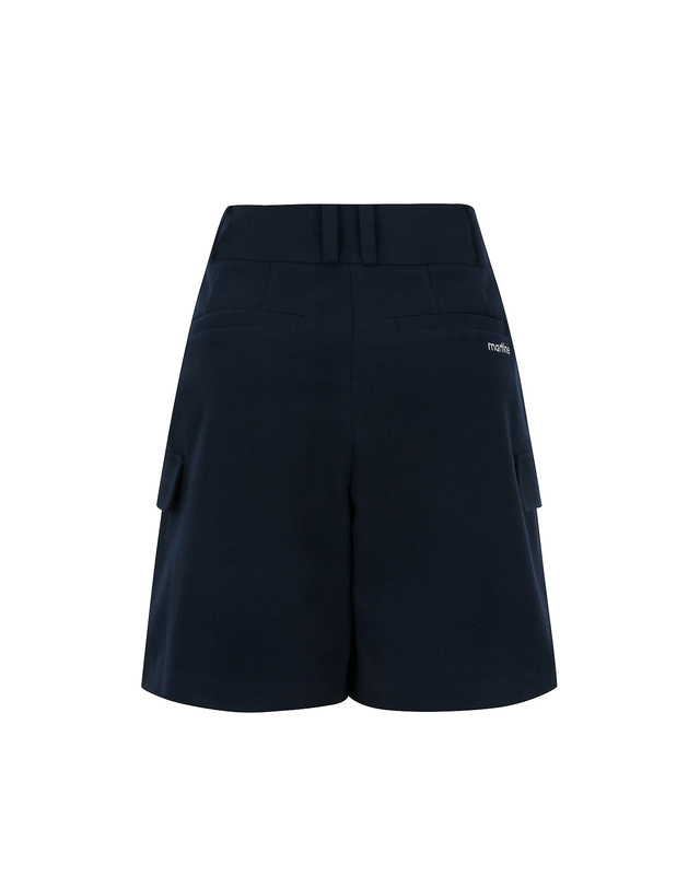 마틴골프 Basic Bermuda Pants_Navy 네이비 착용컷