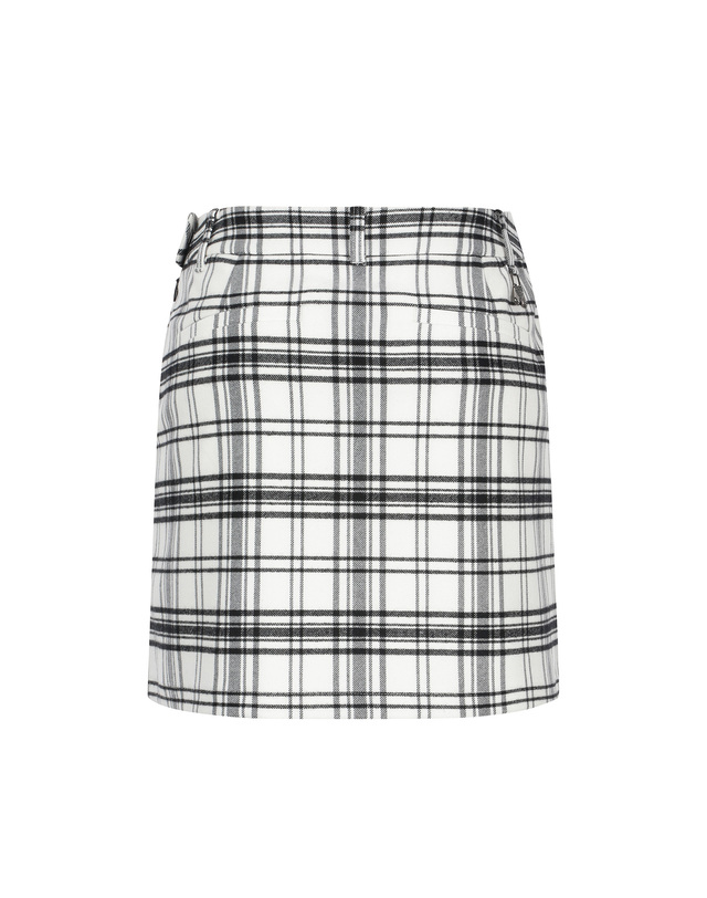 마틴골프 Check Pleats Culotte_Black 블랙 착용컷