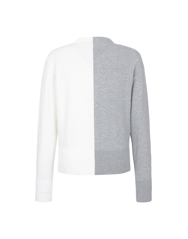 마틴골프 Half&Half Cardigan_M/Grey 그레이 착용컷