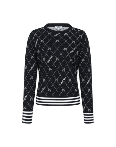 Martine Pattern Knit_Black
