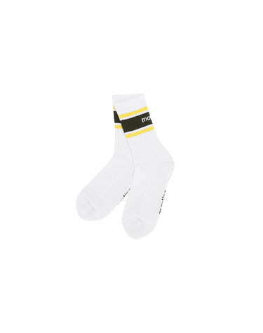Stripe Middle Socks_D/Khaki (Men)