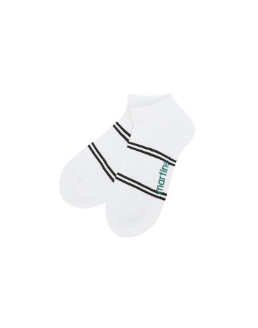 Stripe Short Socks_White (Men)