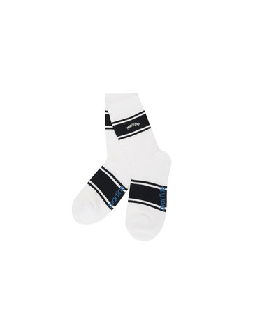 Color Block Middle Socks_White (Men)