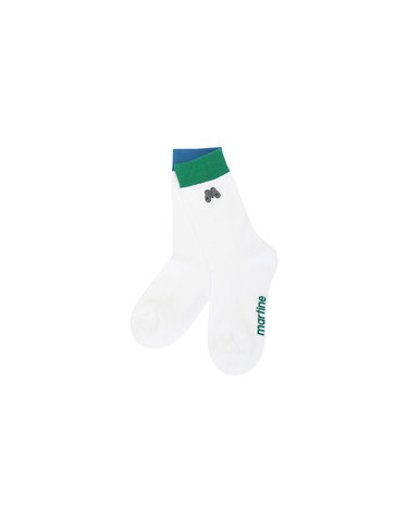 Color Point Middle Socks_Green