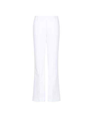 Patch Pocket Bootcut Pants_White